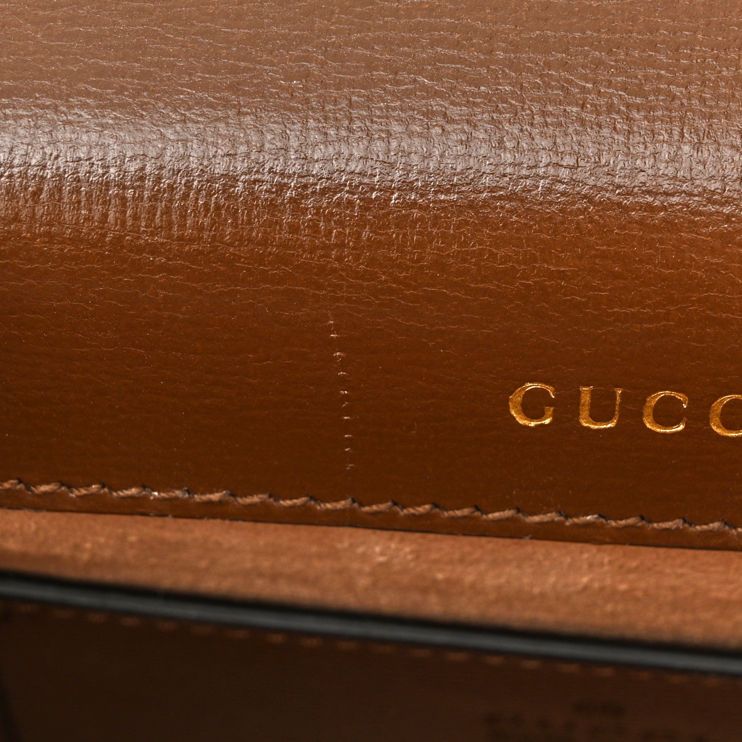 Gucci GG Supreme Monogram Mini Top Handle Horsebit 1955 Crossbody Bag Beige Brown Sugar 11 of 11