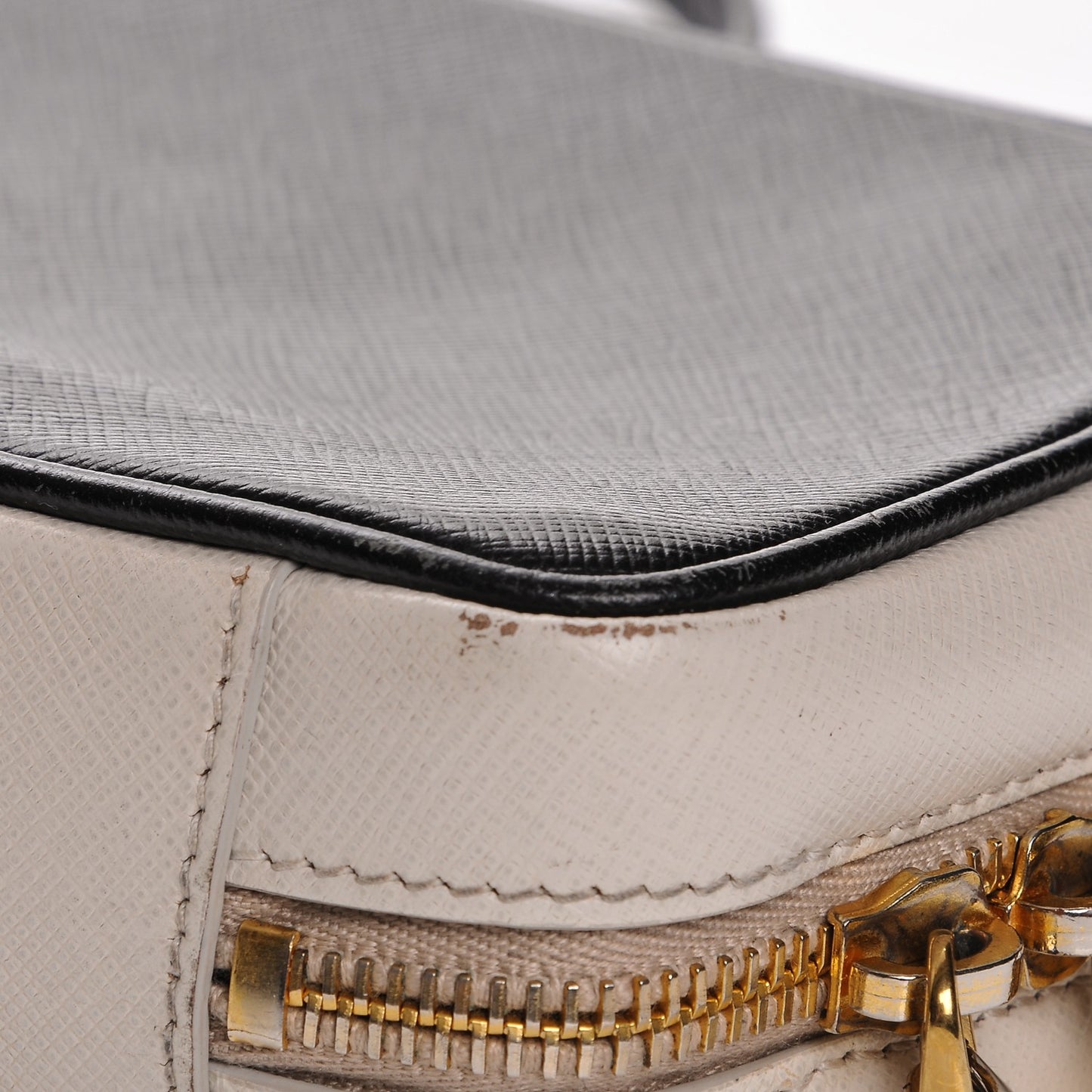 Saffiano Camera Crossbody Black
