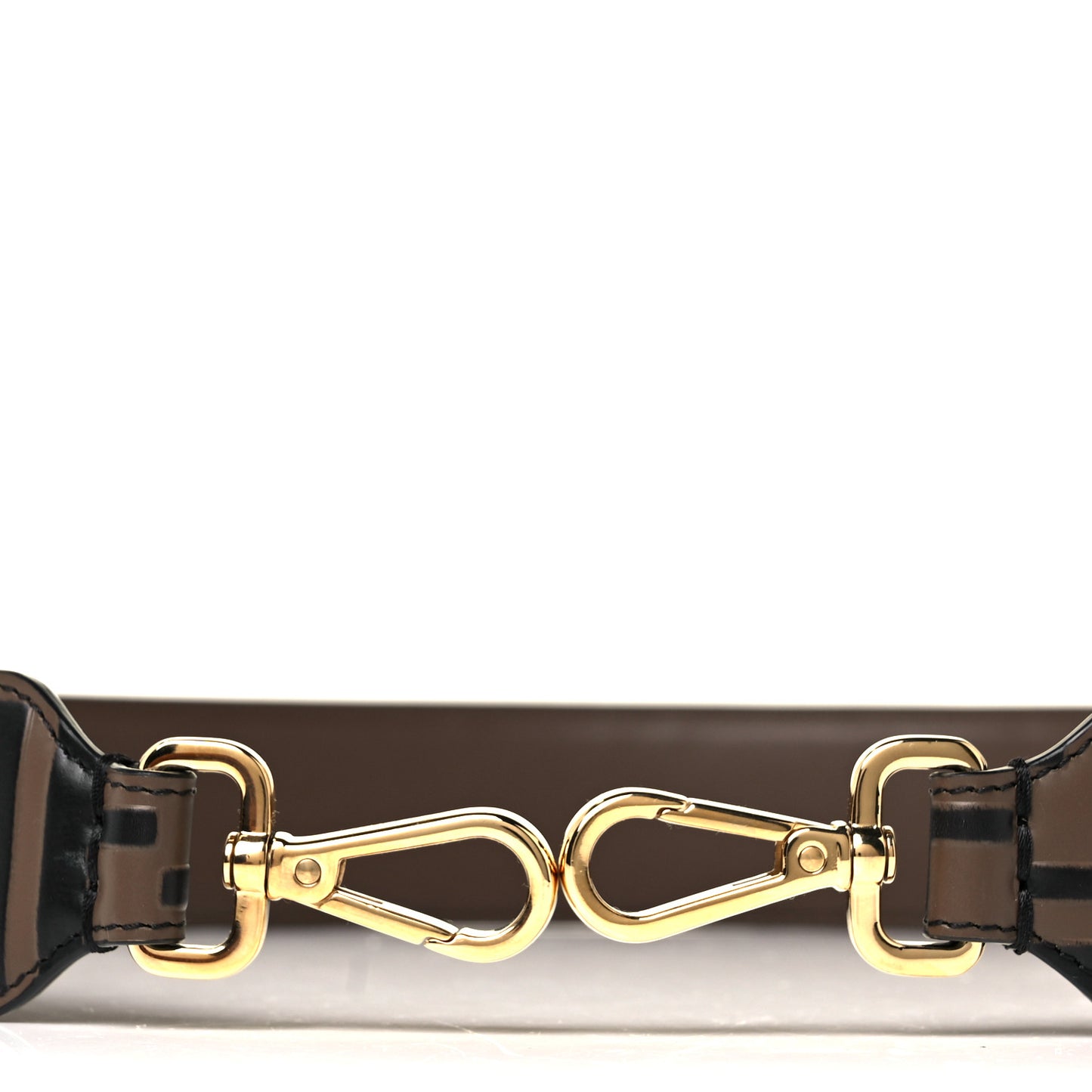 Vitello Century Bi-Color FF 1974 Embossed Strap You Maya Black