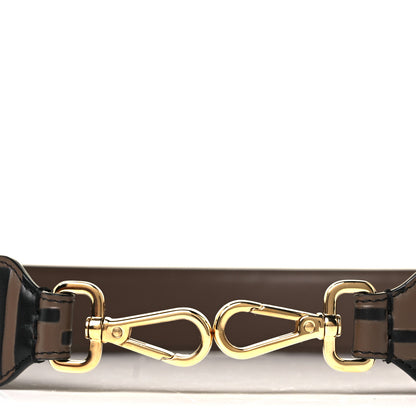 Fendi Vitello Century Bi-Color FF 1974 Embossed Strap You Maya Black 5 of 5