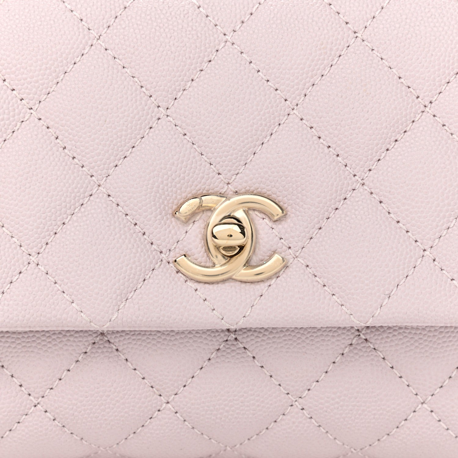 Chanel Caviar Quilted Mini Coco Handle Flap Lilas Lilac 7 of 9