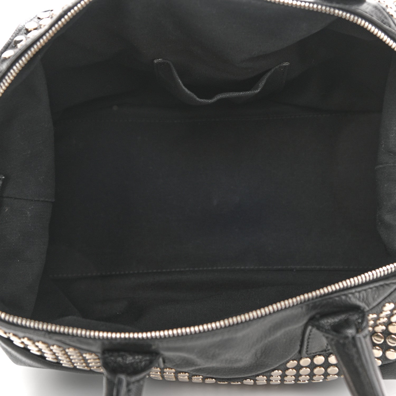 Saint Laurent Calfskin Studded Easy Sac Black 5 of 8