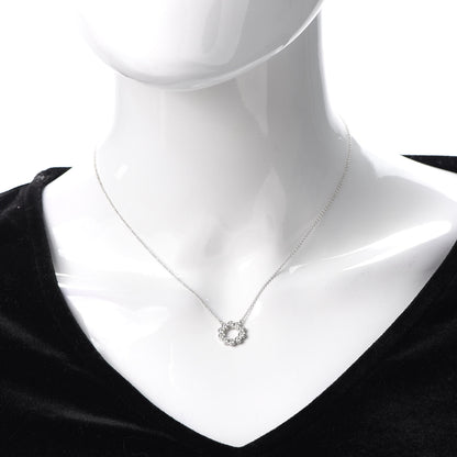 Tiffany Platinum Diamond .52ctw Jazz Round Pendant Necklace 2 of 6
