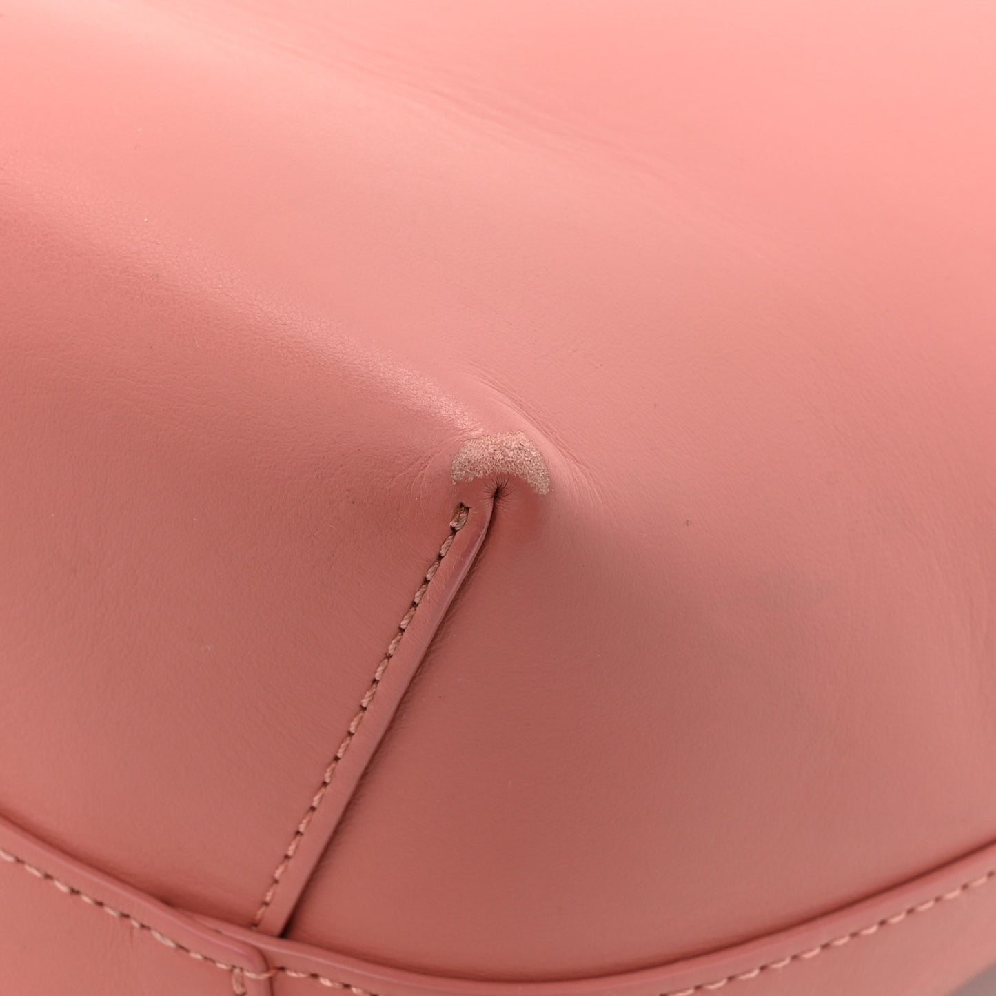 Calfskin Mini Bucket Bag Blush