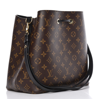 Louis Vuitton Monogram Neonoe MM Black 3 of 11