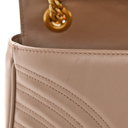 Gucci Calfskin Matelasse Small GG Marmont Shoulder Bag Porcelain Rose 11 of 11