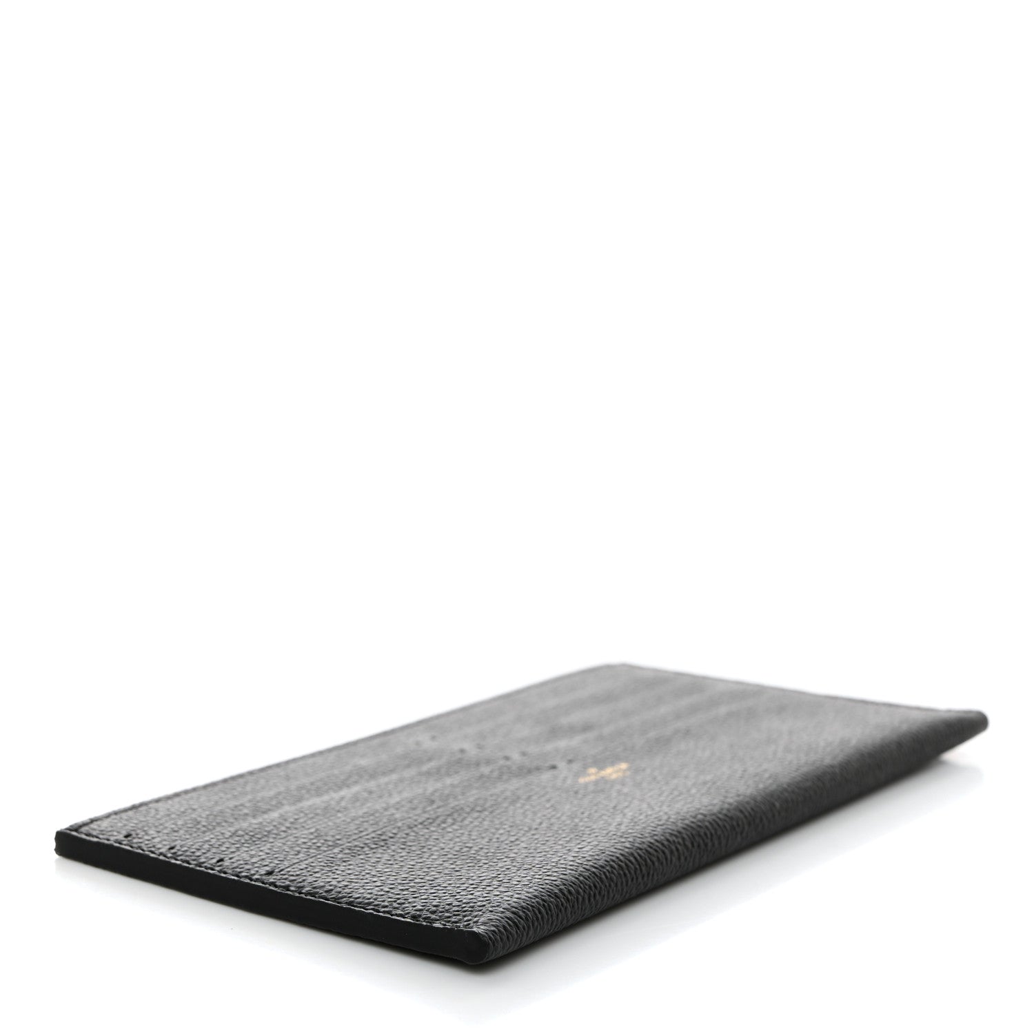 Louis Vuitton Calfskin Felicie Chain Wallet Card Holder Insert Black 4 of 6