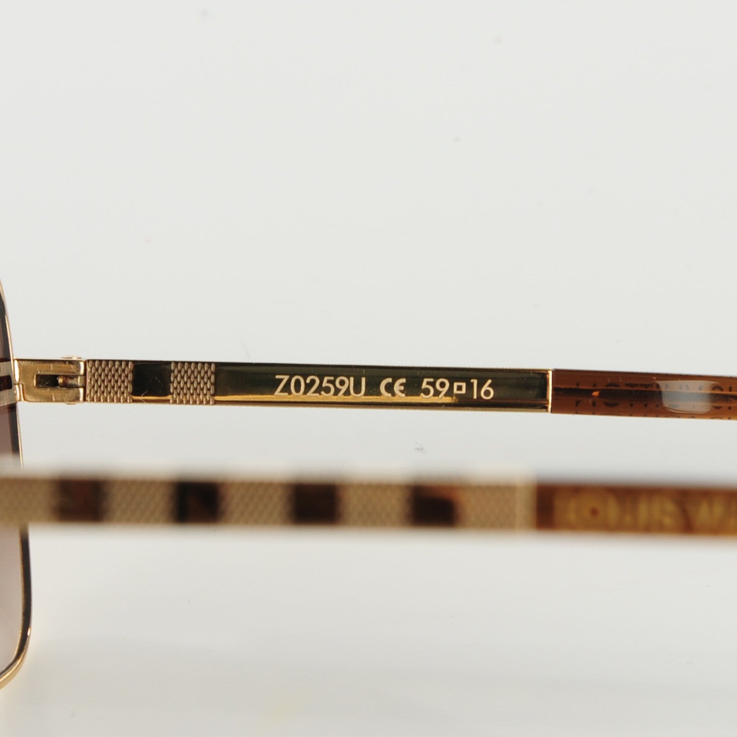 Louis Vuitton Attitude Sunglasses Z0259U Gold 4 of 5