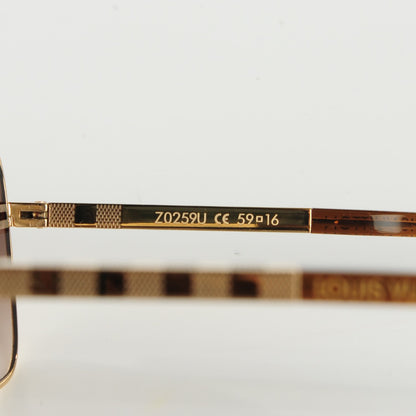 Louis Vuitton Attitude Sunglasses Z0259U Gold 4 of 5