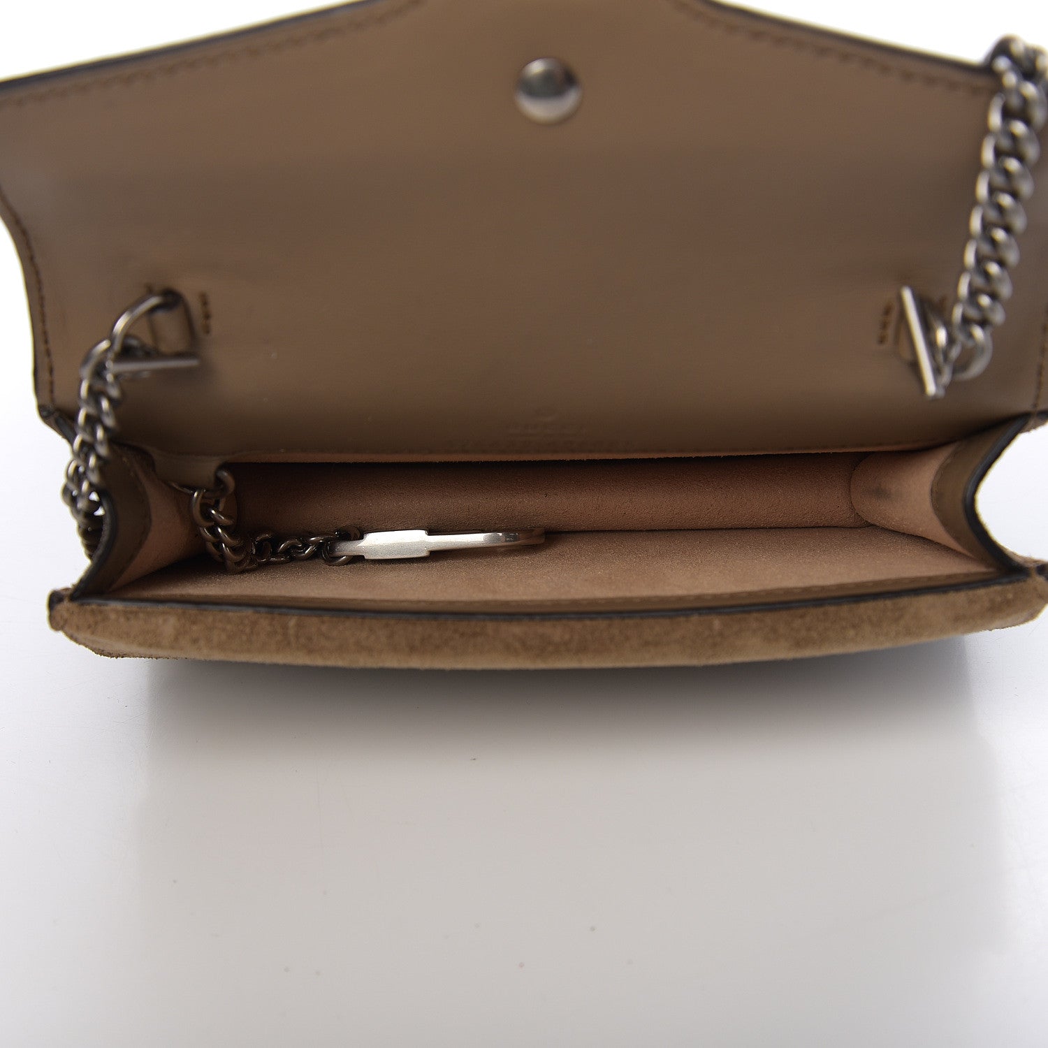 Gucci GG Supreme Monogram Super Mini Dionysus Shoulder Bag Taupe 4 of 9