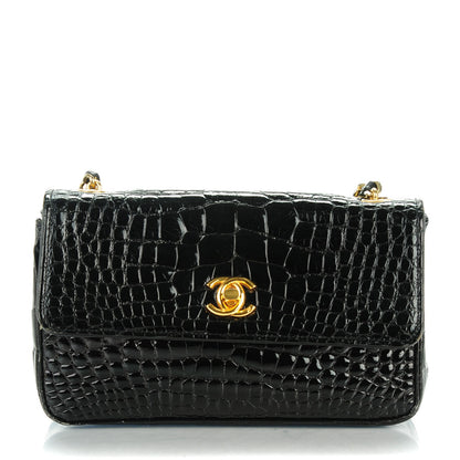 Chanel Alligator Mini Flap Black 1 of 10