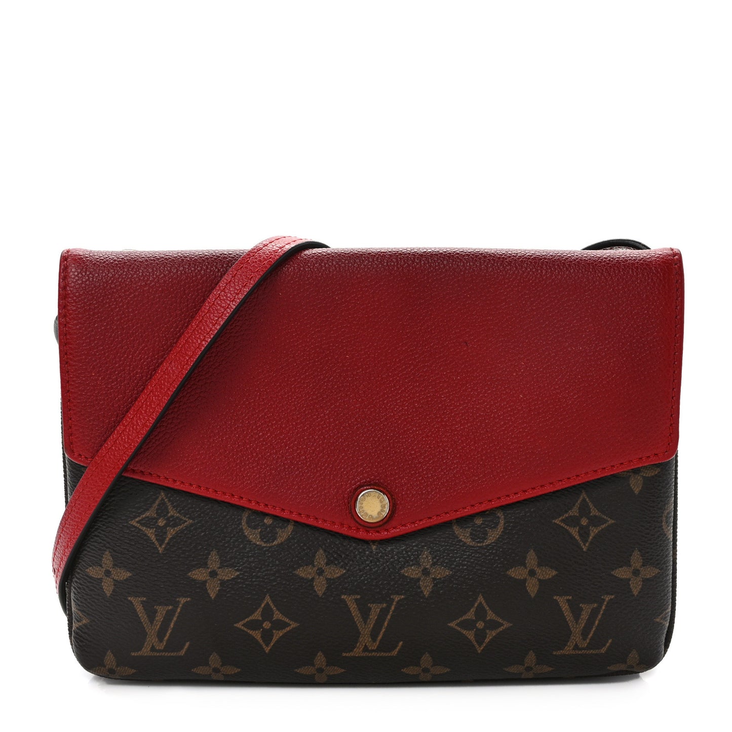 Monogram Twice Pochette Cherry