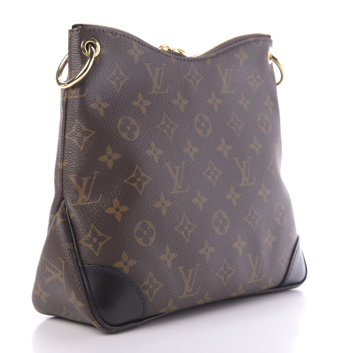 Louis Vuitton Monogram Odeon PM Black 2 of 9