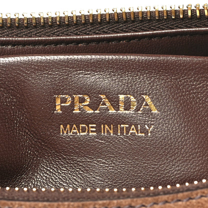 Prada Scamosciato Arque Shoulder Bag Cacao 6 of 9