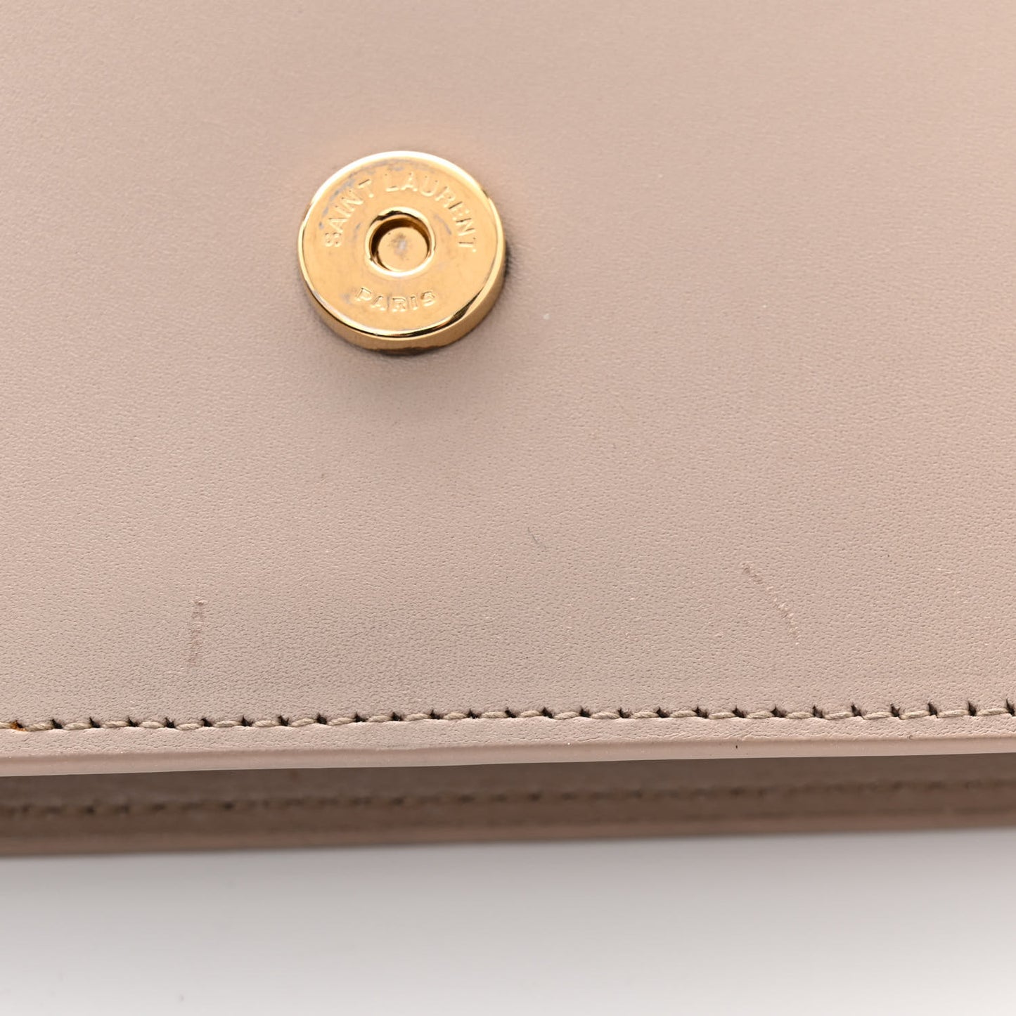 Smooth Calfskin Classic Monogram Kate Tassel Chain Wallet