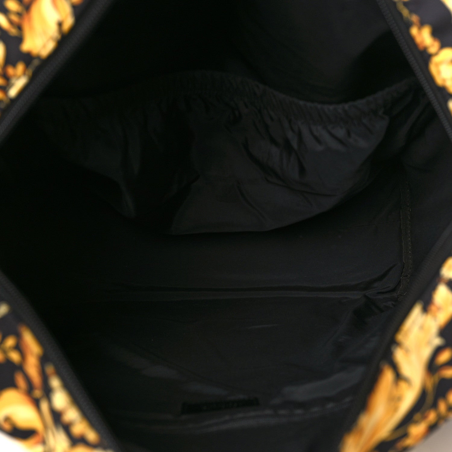 Versace Nylon Baroque Diaper Bag Black 5 of 8