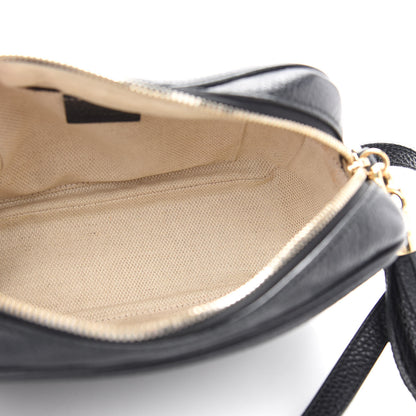 Gucci Pebbled Calfskin Small Soho Disco Bag Black 5 of 9
