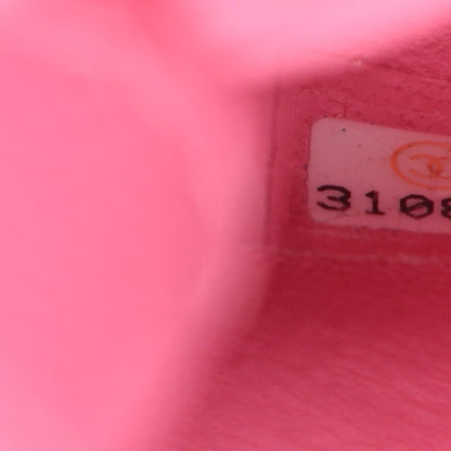 Chanel Caviar Lizard Embossed Quilted Mini Coco Handle Flap Pink 7 of 10