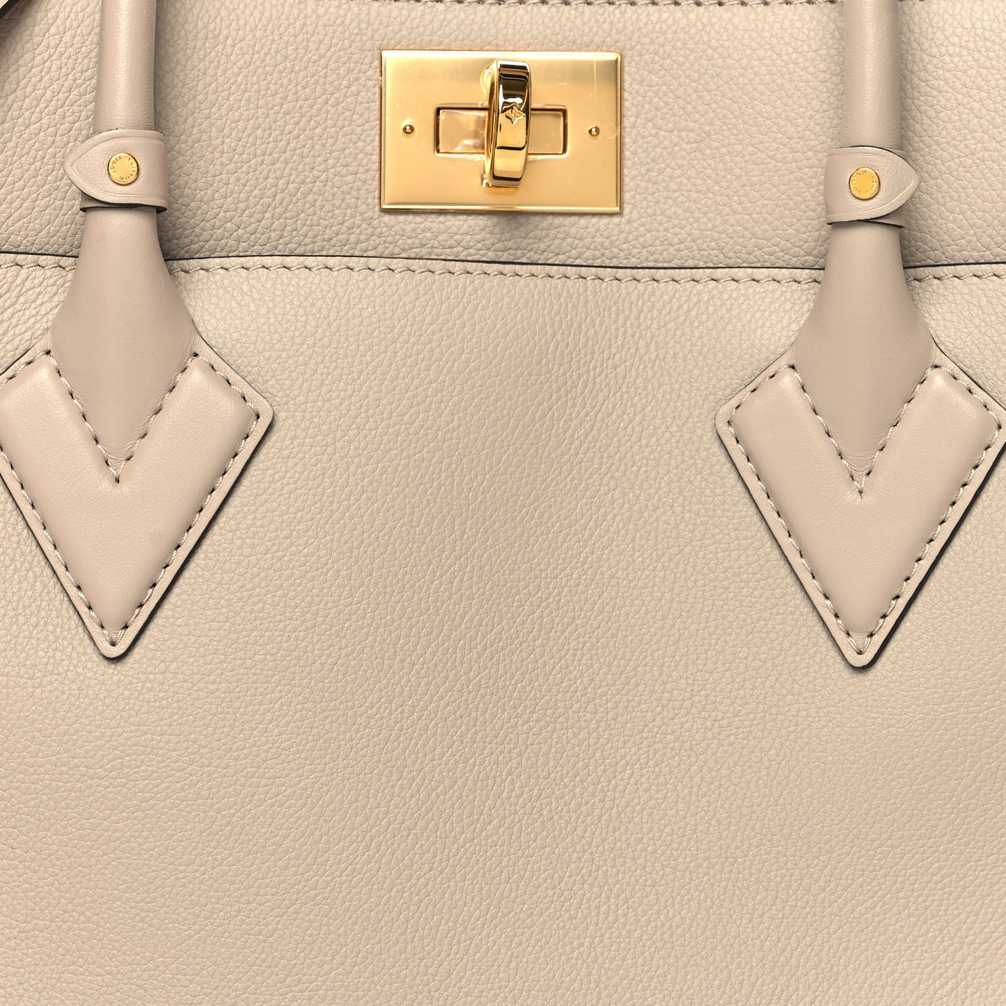 Calfskin Monogram On My Side Greige