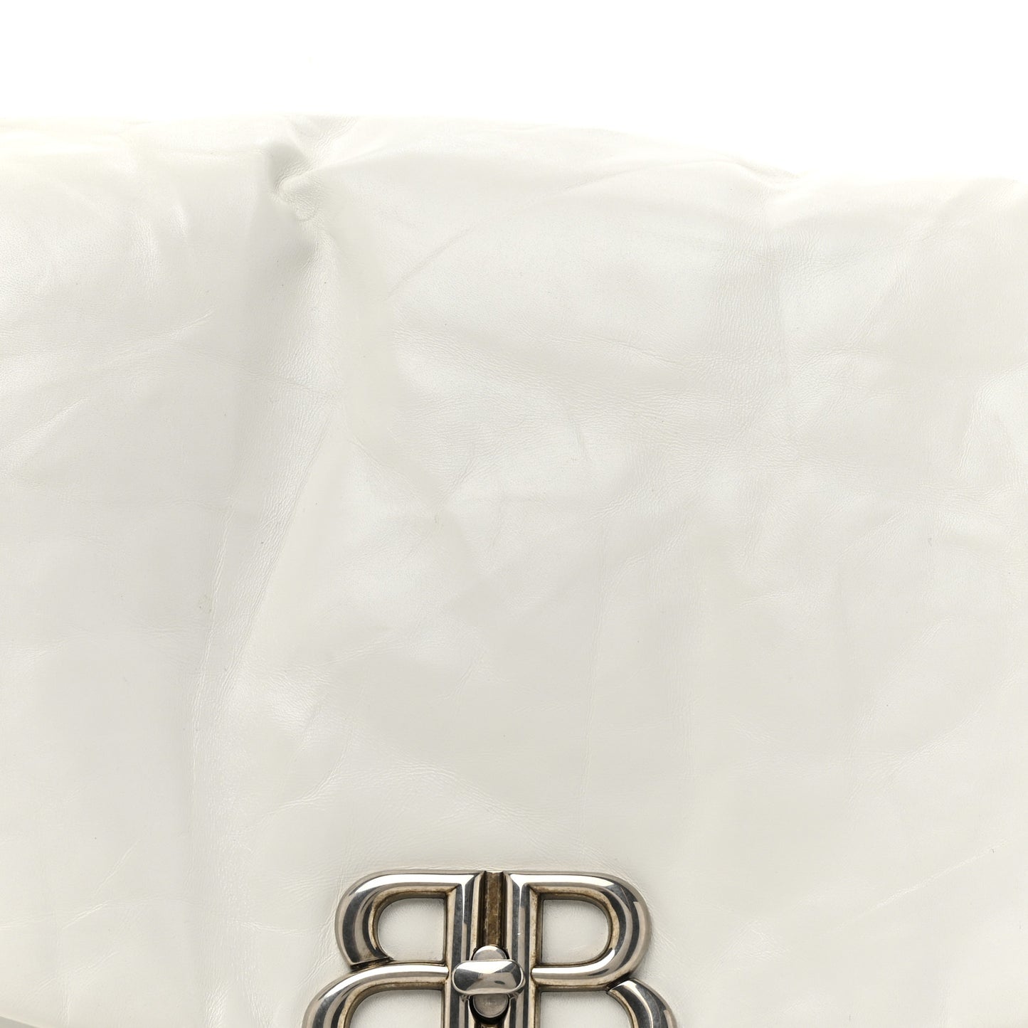 Calfskin Monaco Sling Shoulder Bag White