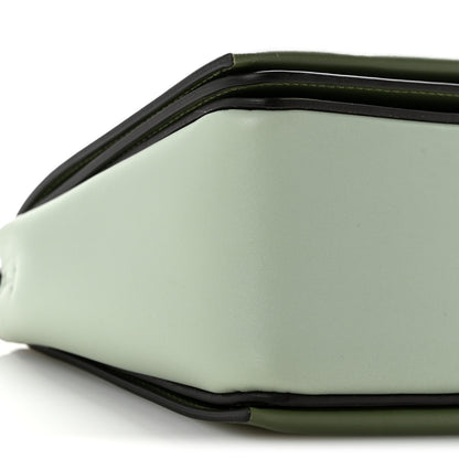 Celine Shiny Smooth Calfskin Medium Frame Shoulder Bag Olive Pastel Green 9 of 12