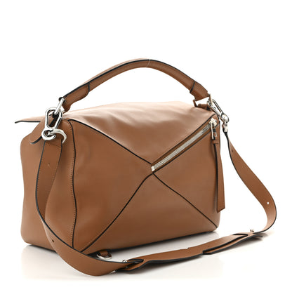 Loewe Calfskin Large Puzzle Bag Tan 3 of 11