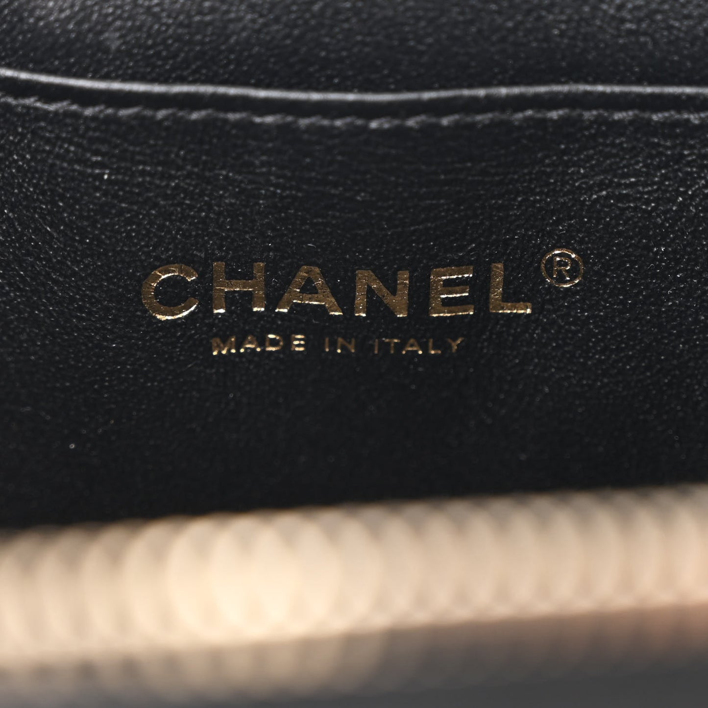 Lambskin Quilted Trendy Vanity Case Black