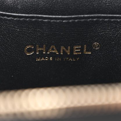 Chanel Lambskin Quilted Trendy Vanity Case Black 6 of 11