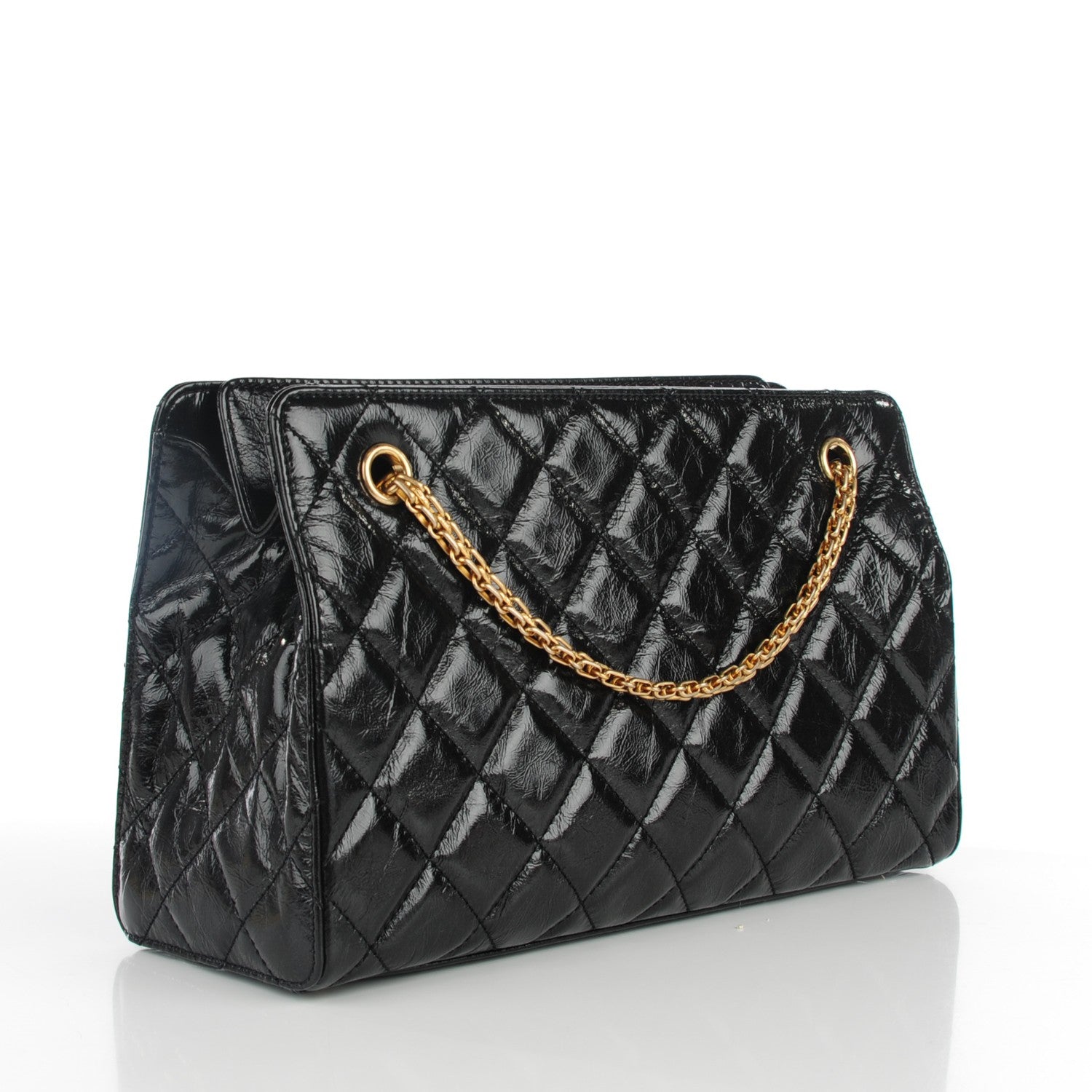 Chanel Aged Calfskin Quilted Medium 2.55 Reissue Tote Black 3 of 7