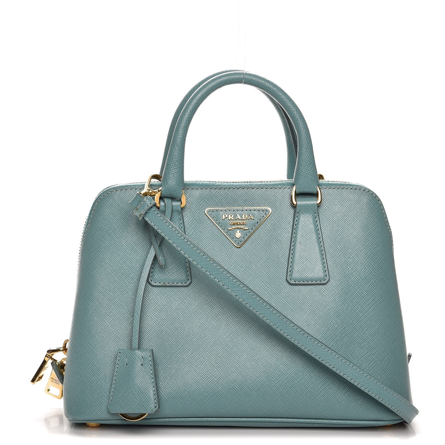Prada Saffiano Lux Small Promenade Tote Anice 1 of 13