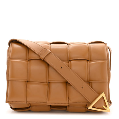 Bottega Veneta Nappa Maxi Intreccio Padded Cassette Crossbody Bag Caramel 1 of 11