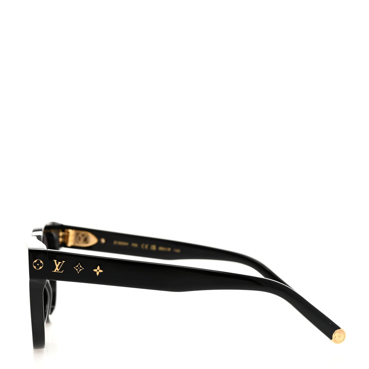 Acetate My Monogram Square Sunglasses Z1523W Black