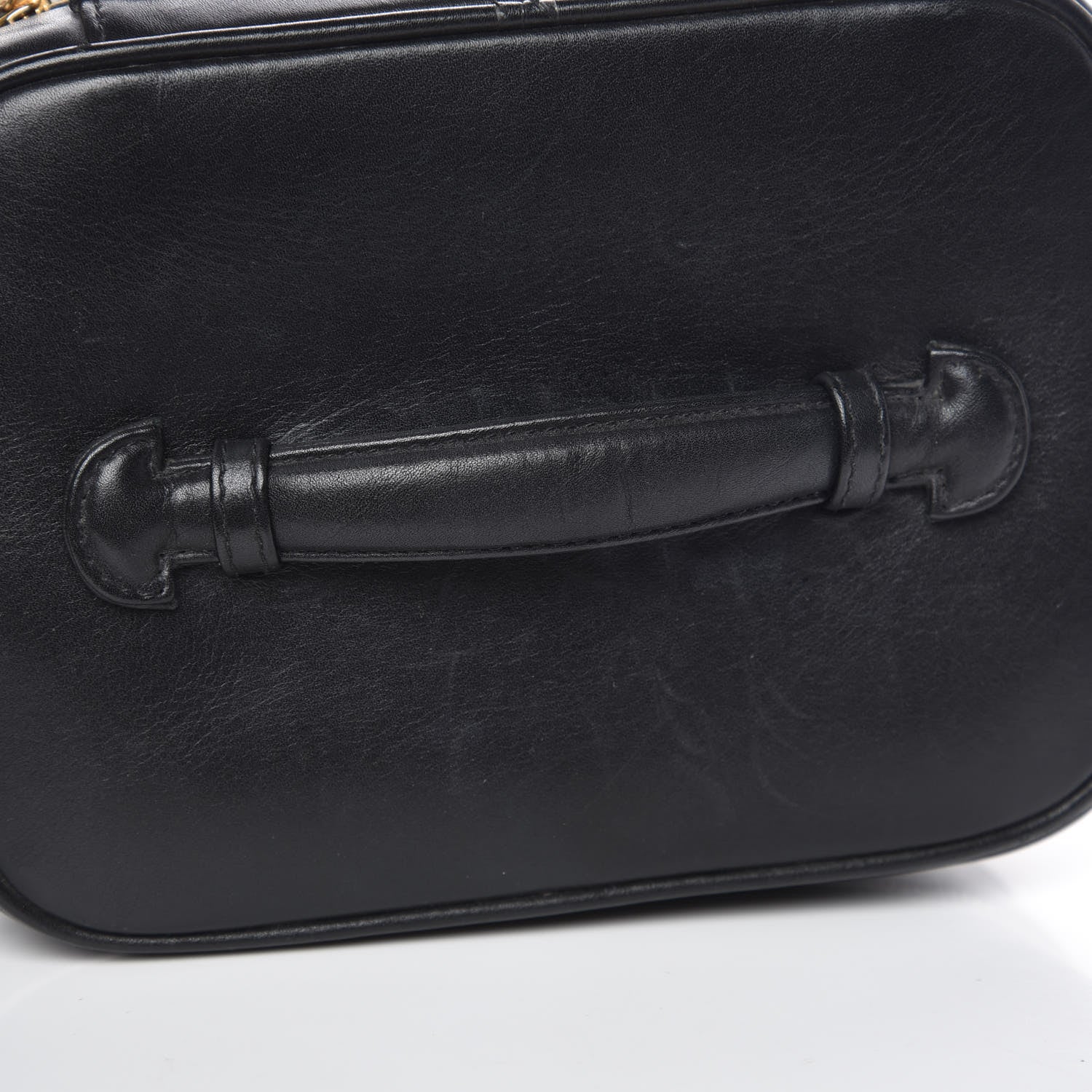 Chanel Lambskin Vanity Cosmetic Case Black 12 of 13