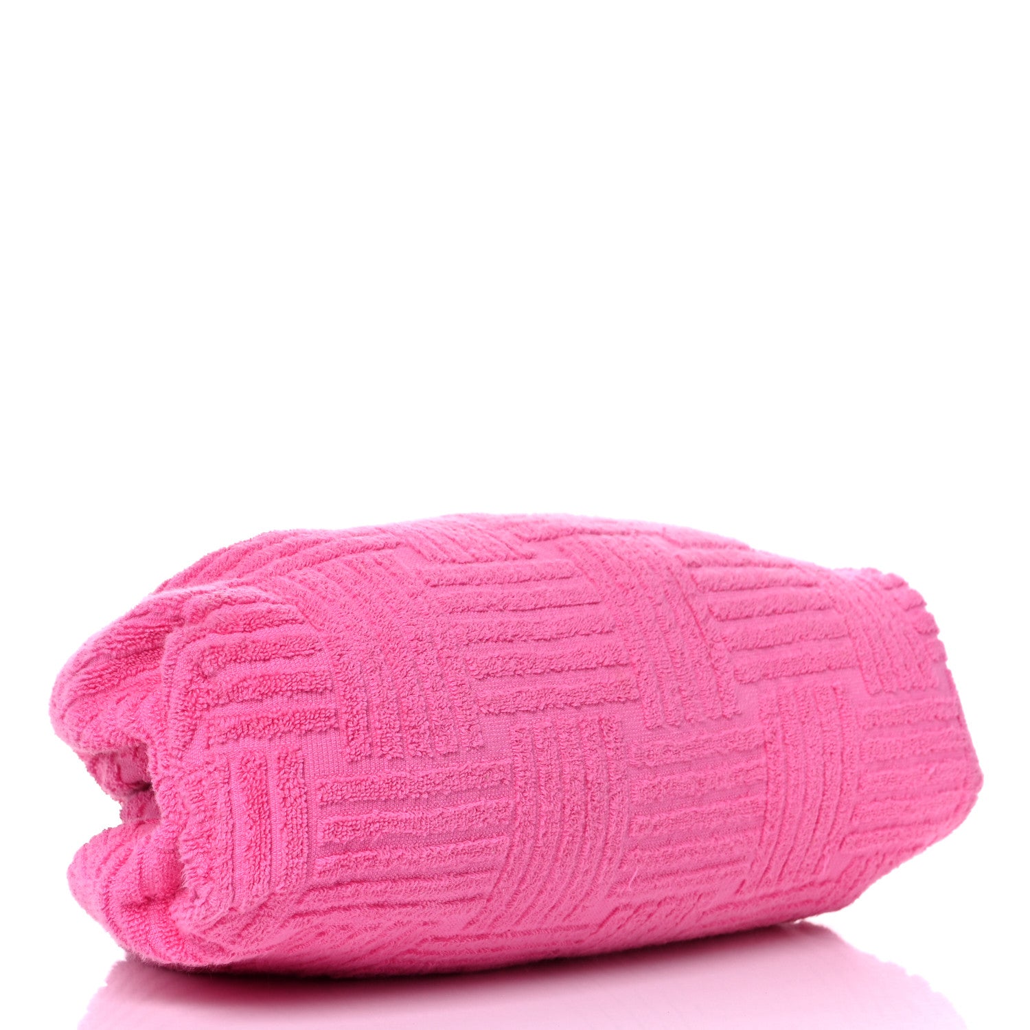 Bottega Veneta Sponge Fabric The Pouch Clutch Bonbon 4 of 16