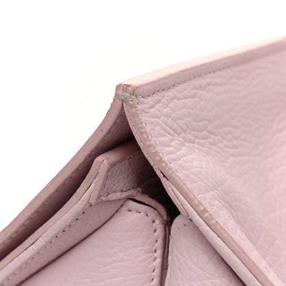 Balenciaga Grained Calfskin M Tube Round Tote Rose Poudre 16 of 18