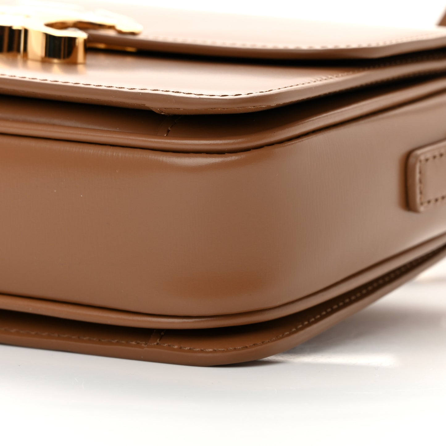 Shiny Calfskin Teen Triomphe Bronze