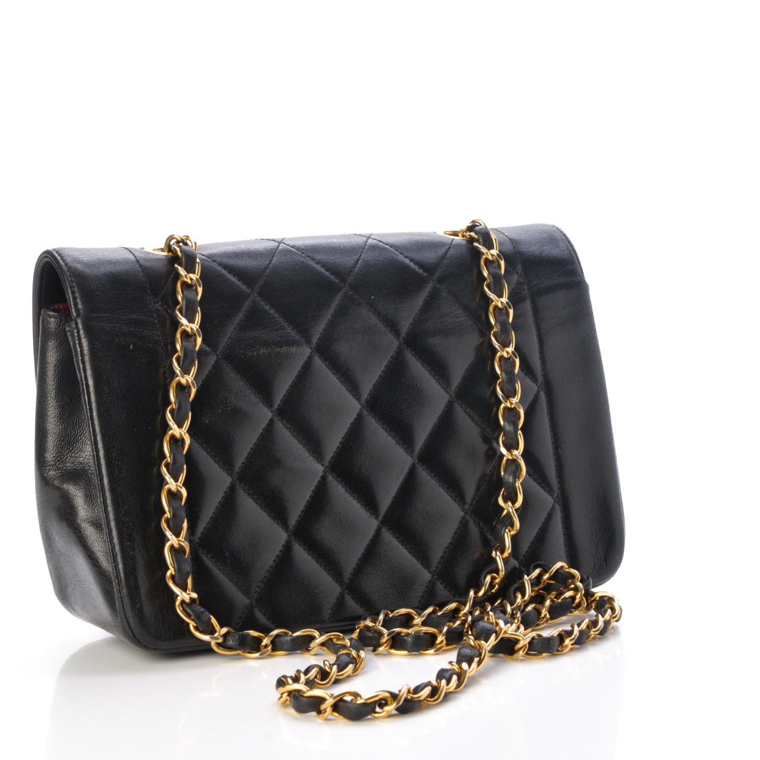 Chanel Lambskin Quilted Small Single Flap Black 3 of 8