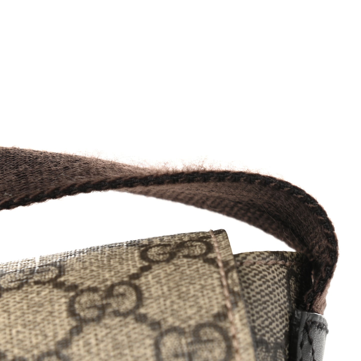 GG Plus Monogram Messenger Diaper Bag Dark Brown