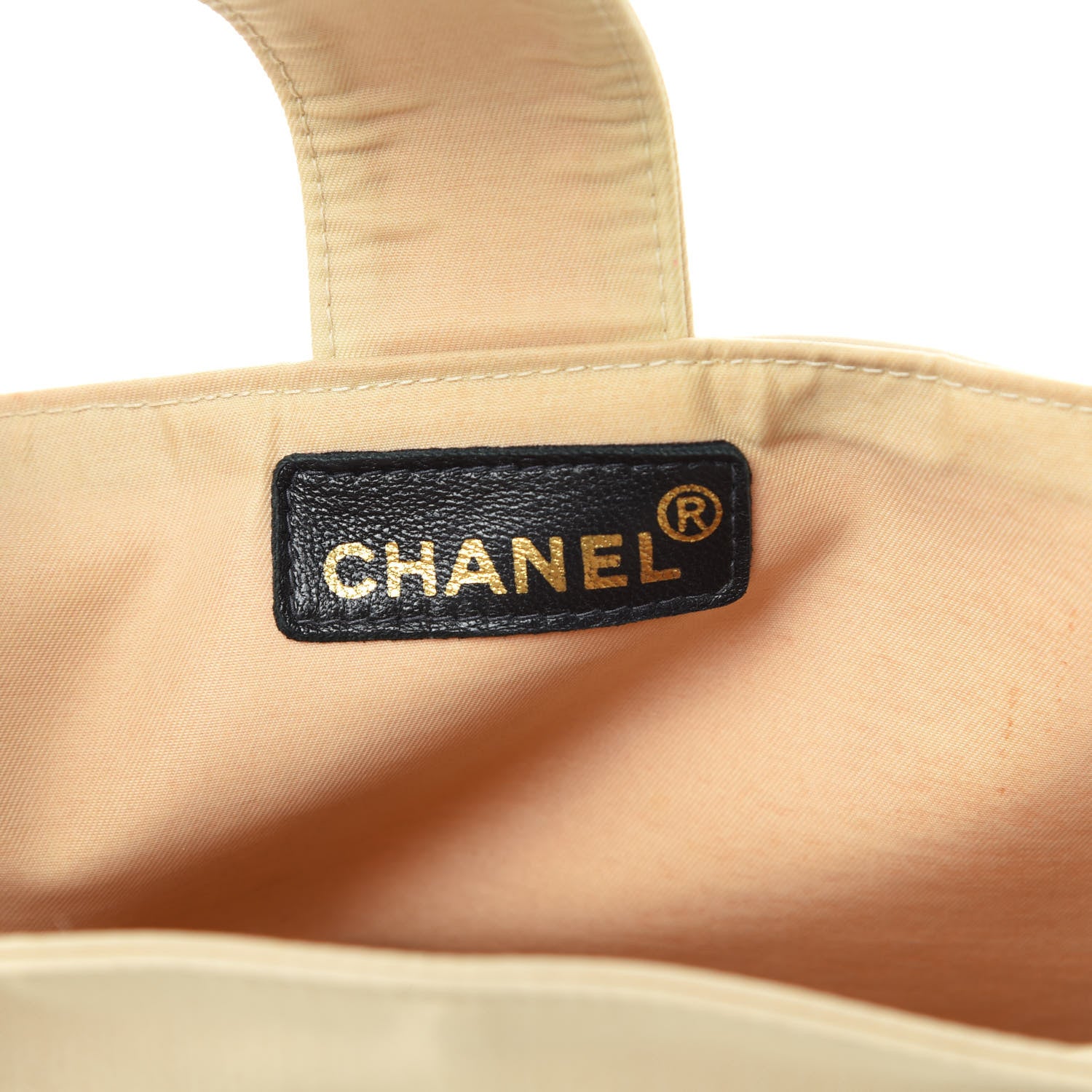Chanel Canvas CC Tote Beige 6 of 15
