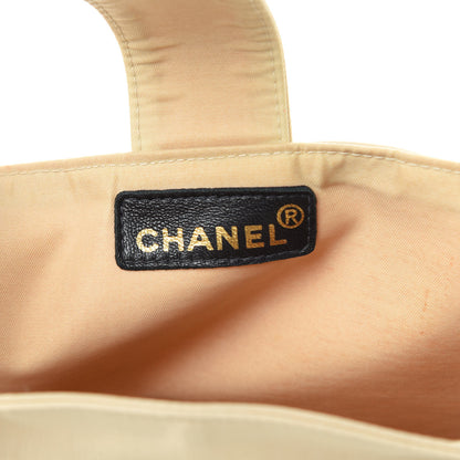 Chanel Canvas CC Tote Beige 6 of 15