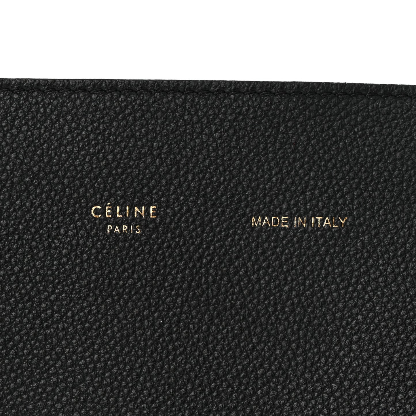 Soft Grained Calfskin Small Belt Cabas Phantom Black