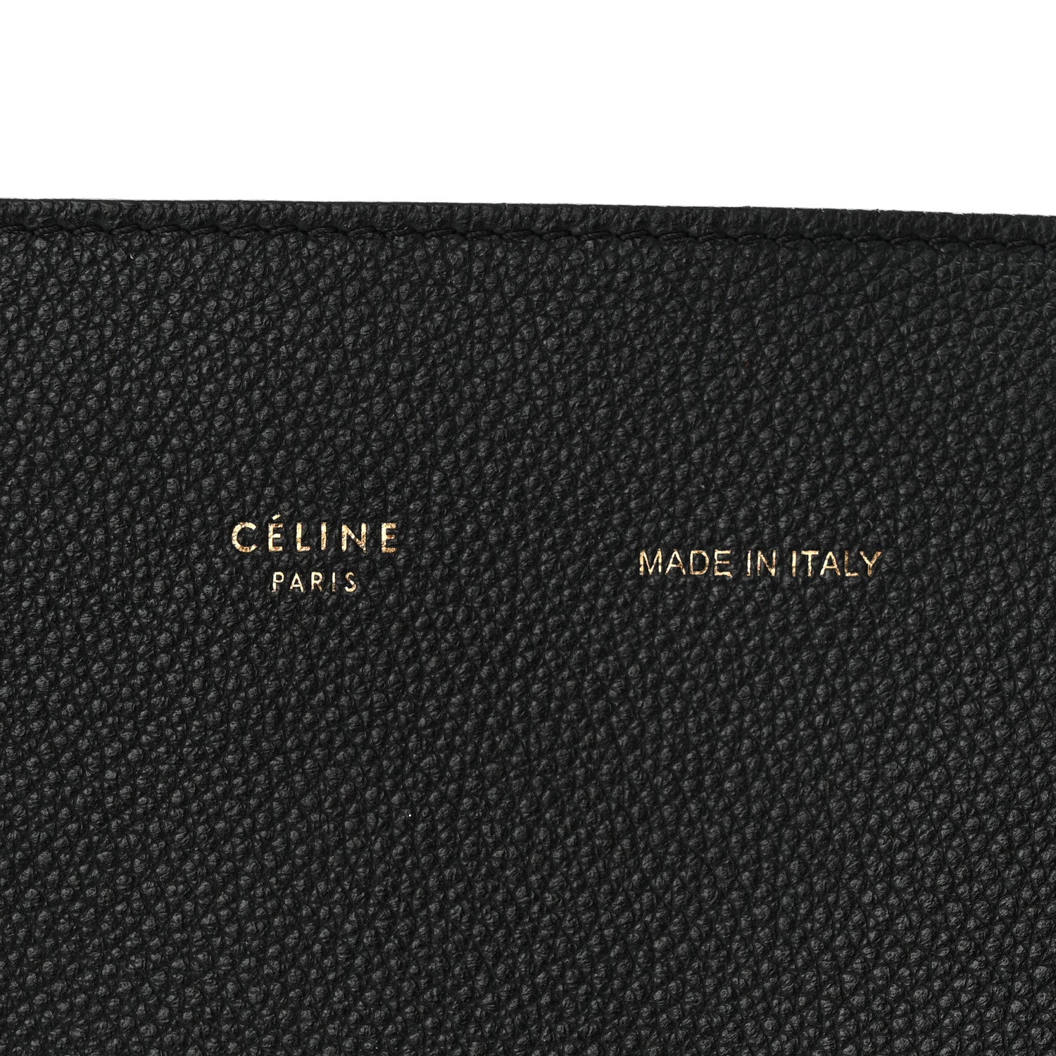 Celine Soft Grained Calfskin Small Belt Cabas Phantom Black 7 of 10