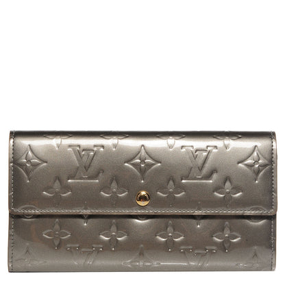 Louis Vuitton Vernis Sarah Wallet Gris Art Deco 1 of 8