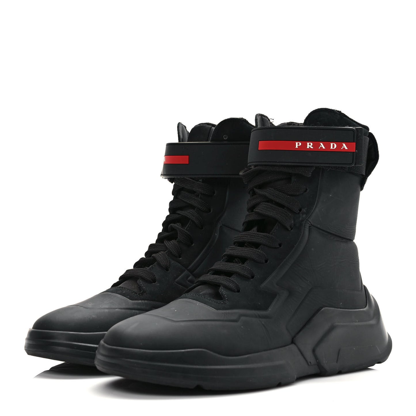 Nubuck Polarius High Top Sneakers 36 Black