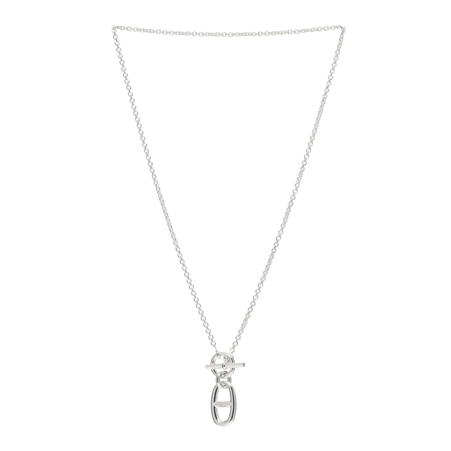 Sterling Silver Amulette Chaine d'Ancre Necklace