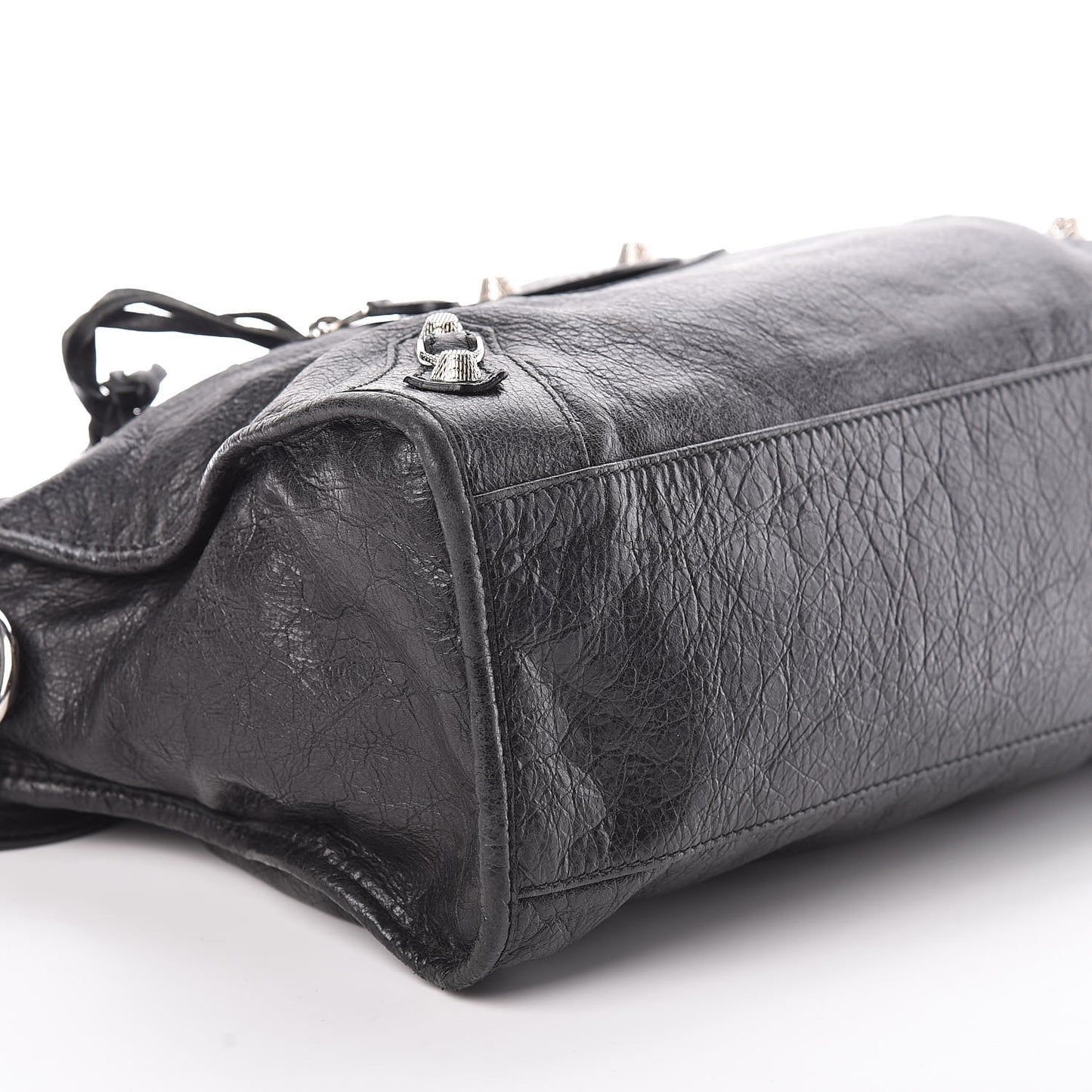 Agneau Giant 12 Silver Hardware City Black