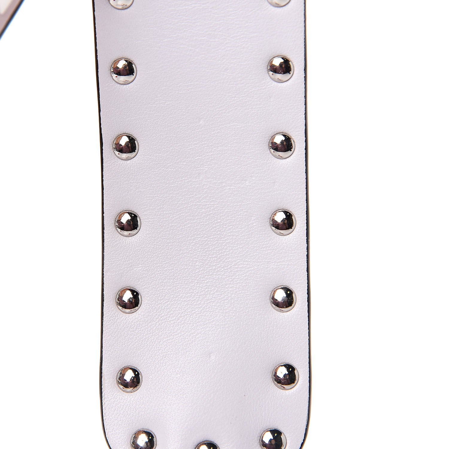 Valentino Garavani Lambskin Free Rockstud Spike Shoulder Strap Optic White 5 of 5