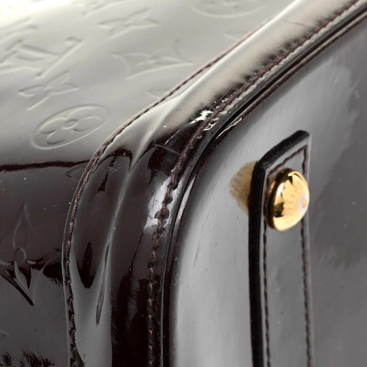 Louis Vuitton Vernis Alma PM Amarante 11 of 15