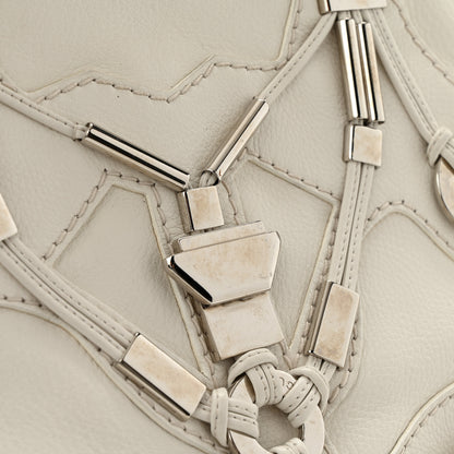 Gucci Calfskin Techno Horsebit Large Flap White 12 of 15