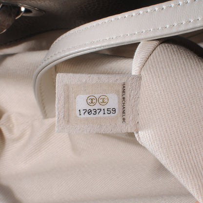 Chanel Caviar CC Timeless Soft Tote Taupe Fonce 7 of 9